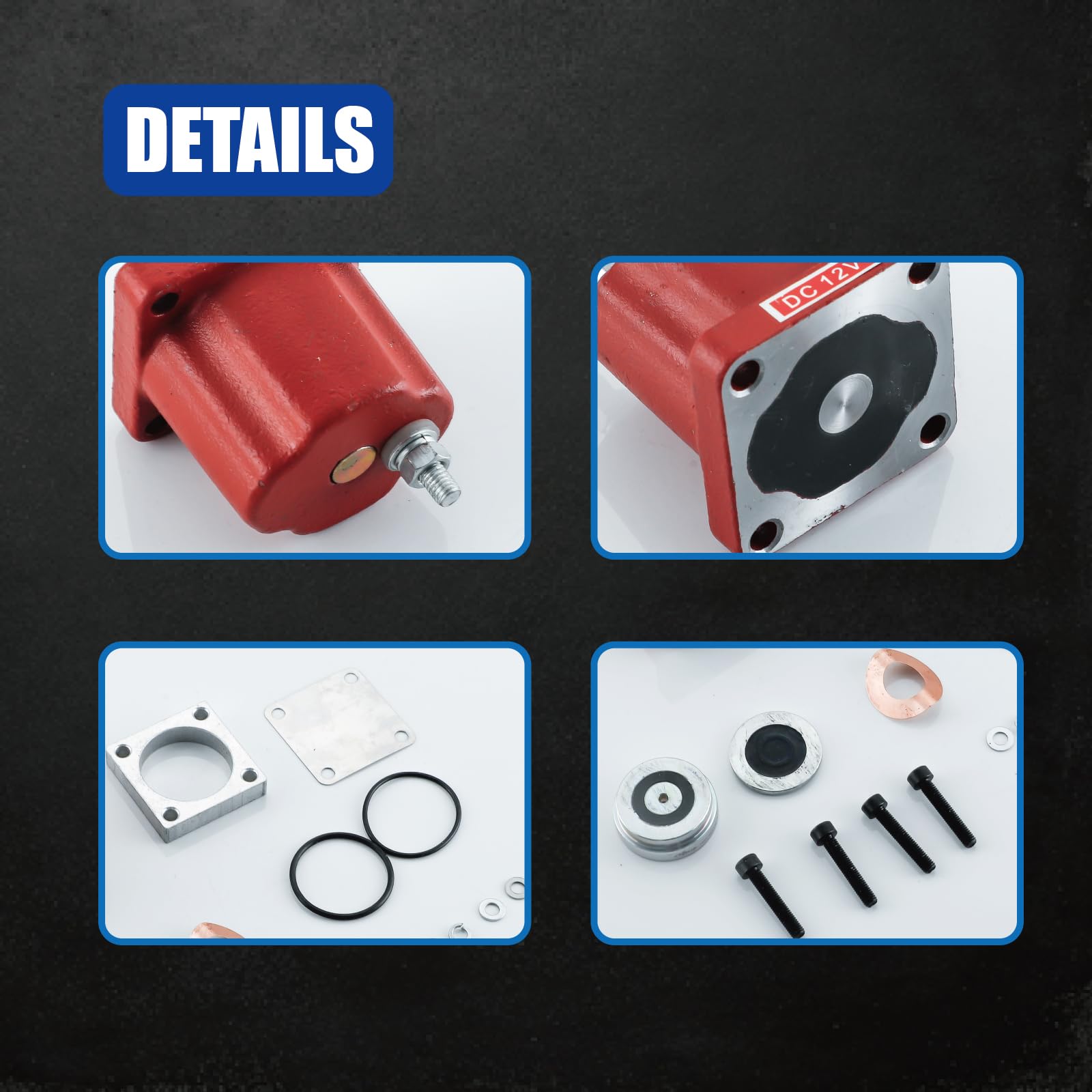Amazon.com: 12VDC 3054608 Fuel Shut Off Solenoid With Repair Kit